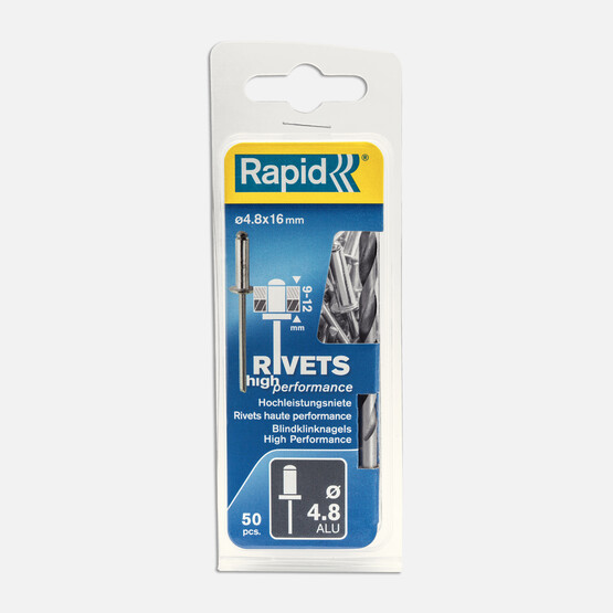 Rapid Perçin 4,8X16 mm Alu Matkap Ucu 50 Adet  