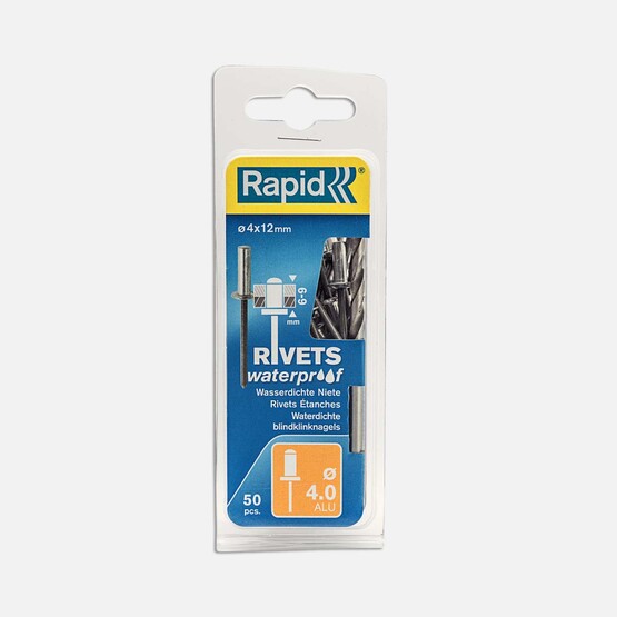 Rapid Perçin 4X12 mm Su Geçirmez Matkap Ucu 50 Adet  