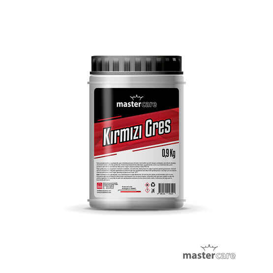 Mastercare Kauçuklı Gres Kırmızı 900Gr. 