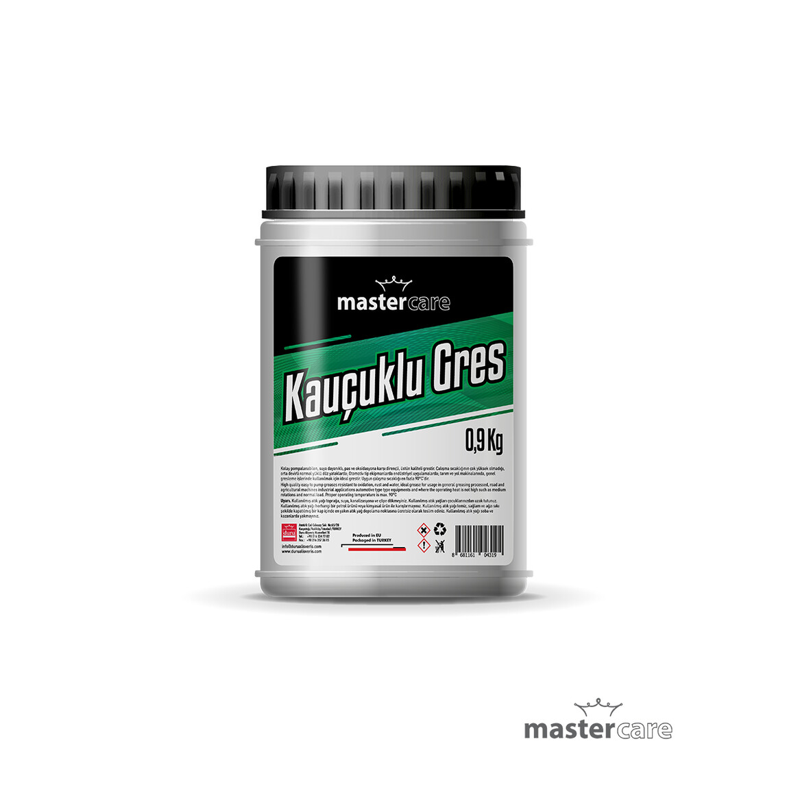    Mastercare Kauçuklu Gres Yeşil 900Gr.  