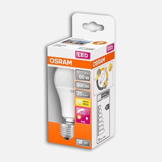 Osram MS60 9 W Sarı Klasik E27 Duy Led Ampul  
