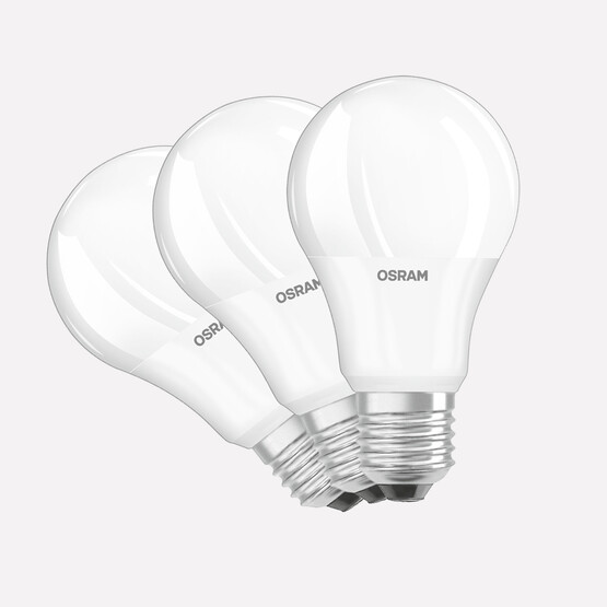 Osram 6 W Sarı Klasik E27 Duy 3'lü Led Ampul  