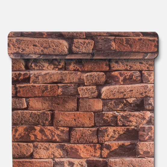 Golden Eski Tuğla Desenli Duvar Kağıdı 52 cm x 10 m 