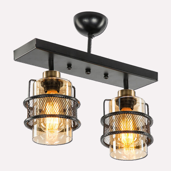 Modelight Grande Modern 2'li Silindir Sarkıt Avize 