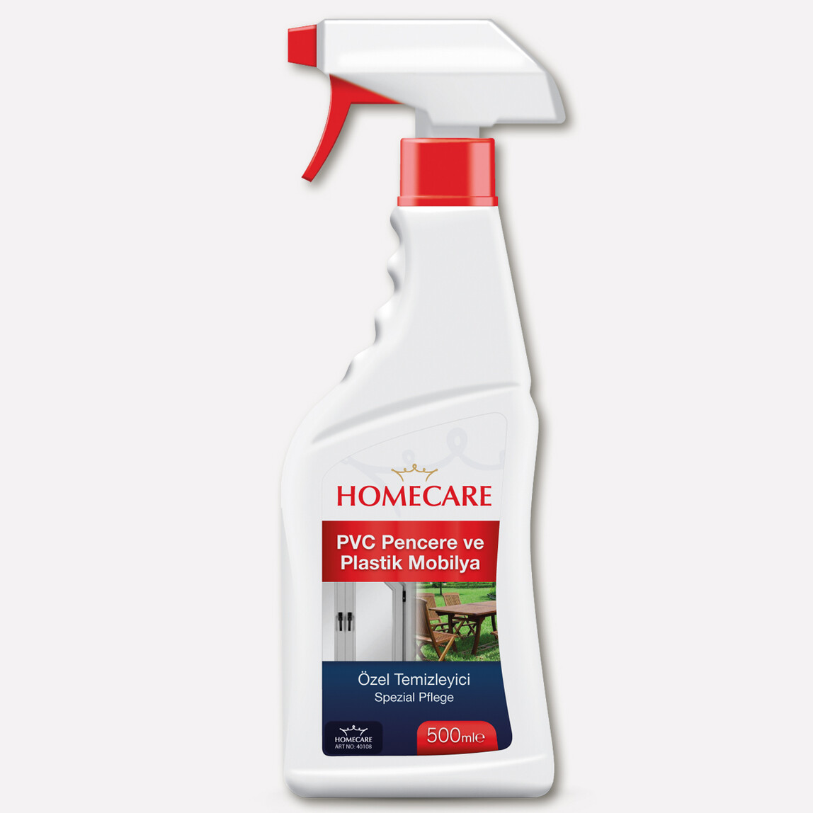    Homecare PVC Pencere ve Plastik Mobilya Temizleyici 500 ML  