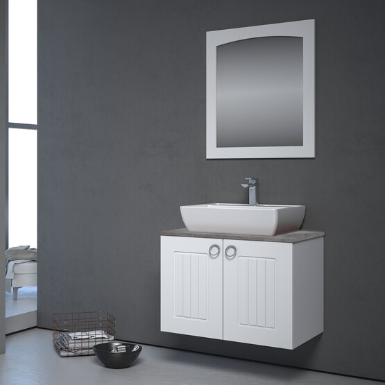 Bonitobagno Adda 75 cm Banyo Dolabı Alt Modül Beyaz
