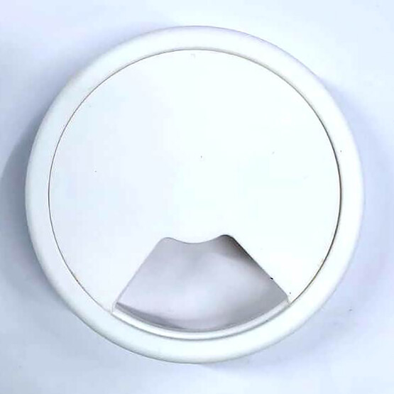 Adilon Kablo Çıkış Plastiği 8cm Beyaz  