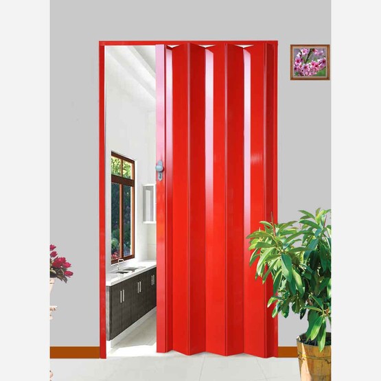 Javitrade Highgloss Akordiyon Kapı Kırmızı  