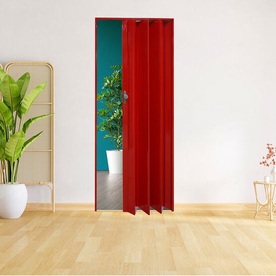 Javitrade Highgloss Akordiyon Kapı Kırmızı  