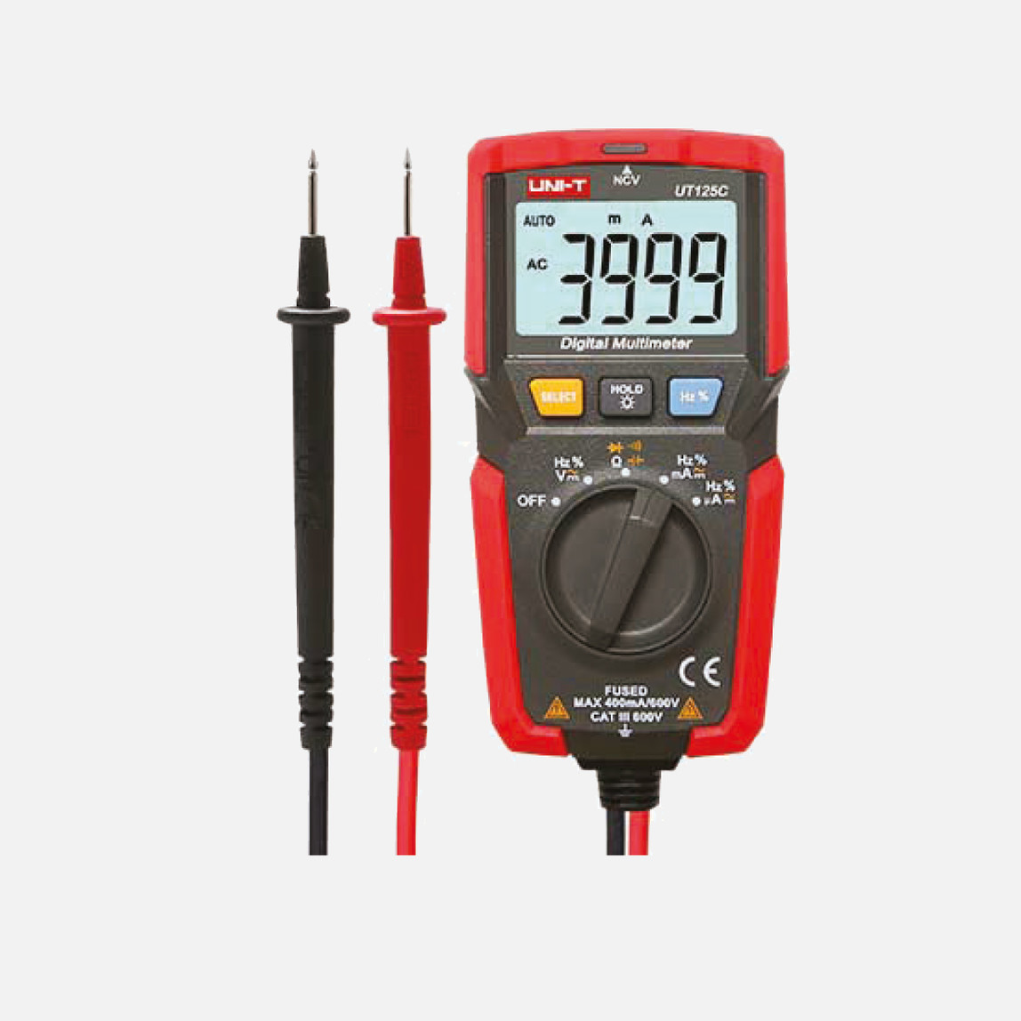    Mastech Unı-T SHEUT125C Cep Tipi Dijital Multimeter 