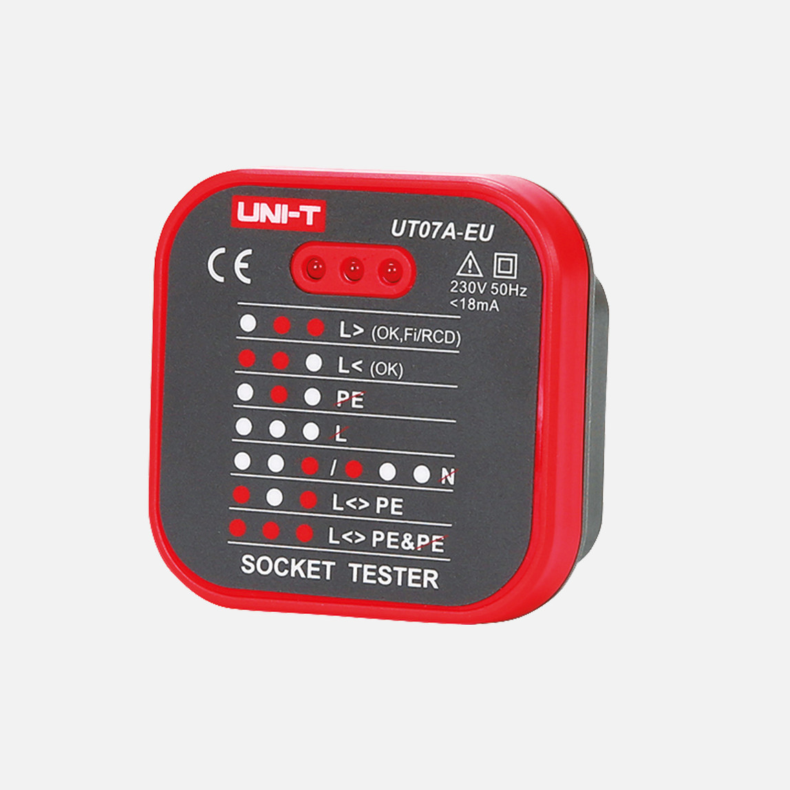    Mastech Unı-T UT07A Priz Test Cihazı 