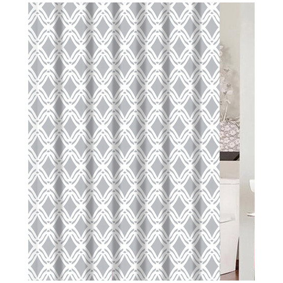 Primanova Matrix Banyo Perdesi Pvc 180x200 cm 