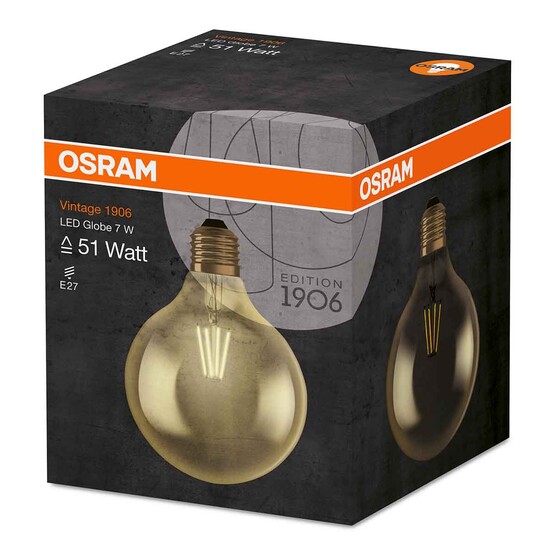 Osram Globe 7 W Sarı Klasik E27 Duy Led Ampul  