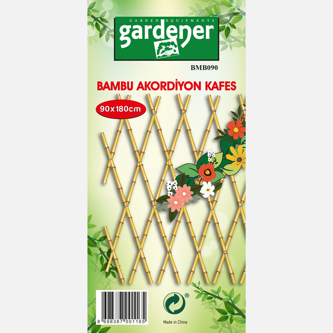    Gardener Bambu Akordiyon Kafes  