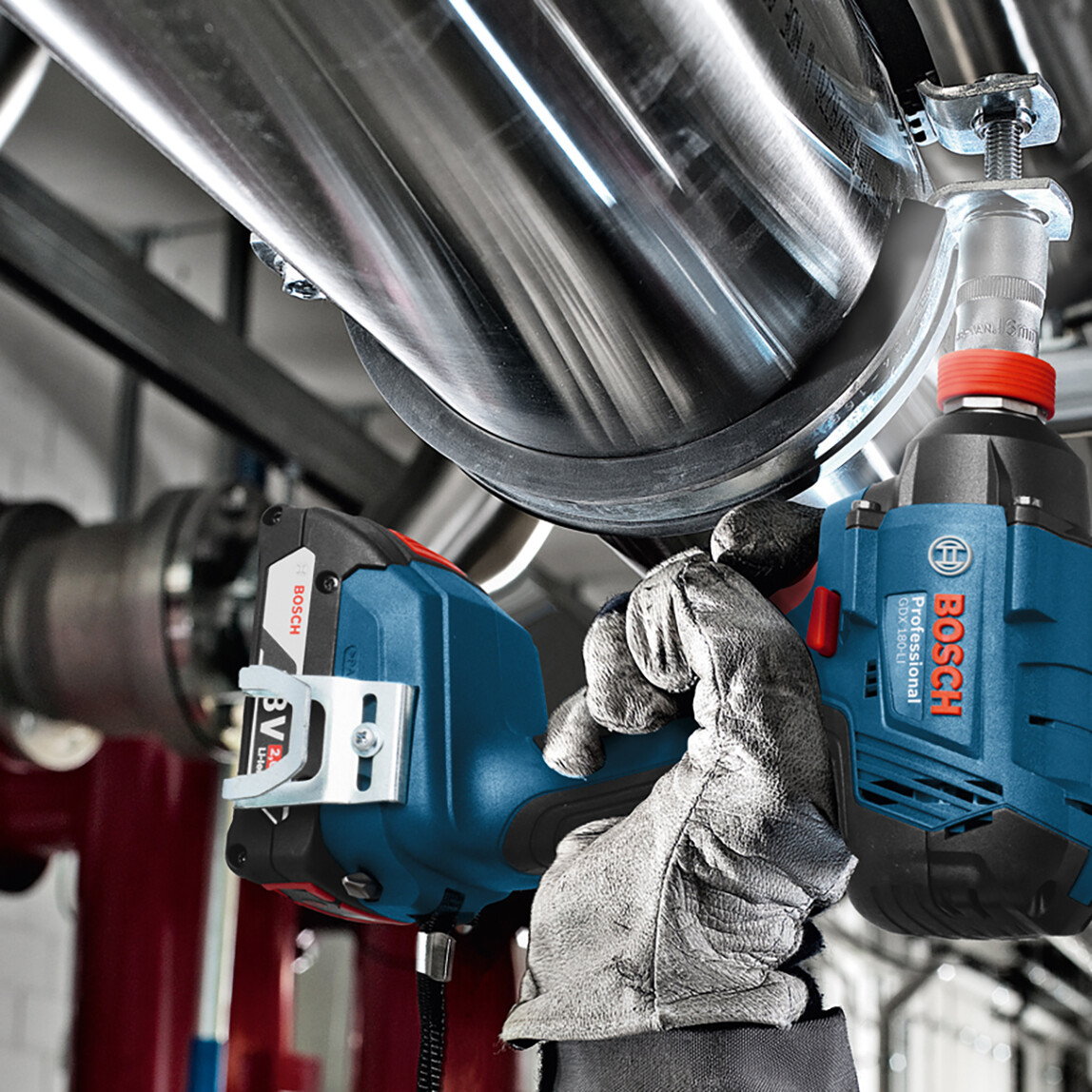    Bosch GDX 180LI 18V 2Ah. Profesyonel Akülü Somun Sıkma  