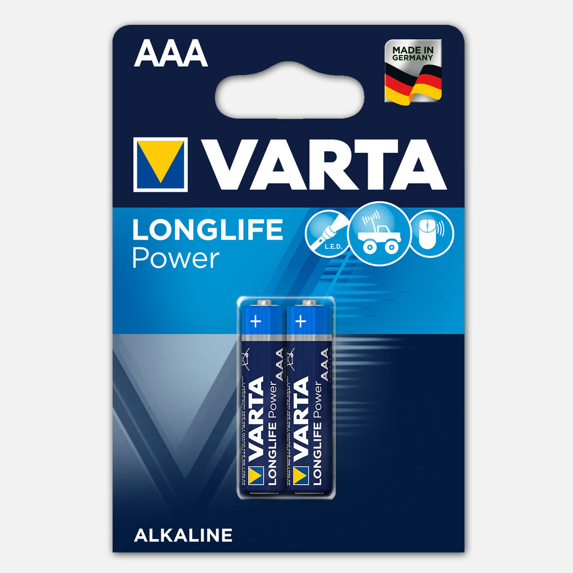    Varta Longlife Power 2 AAA Alkalin Pil  