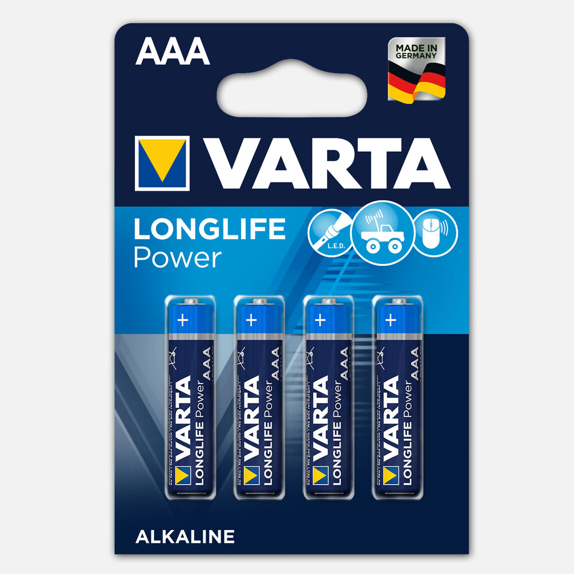    Varta Longlife Power 4 AAA Alkalin Pil  