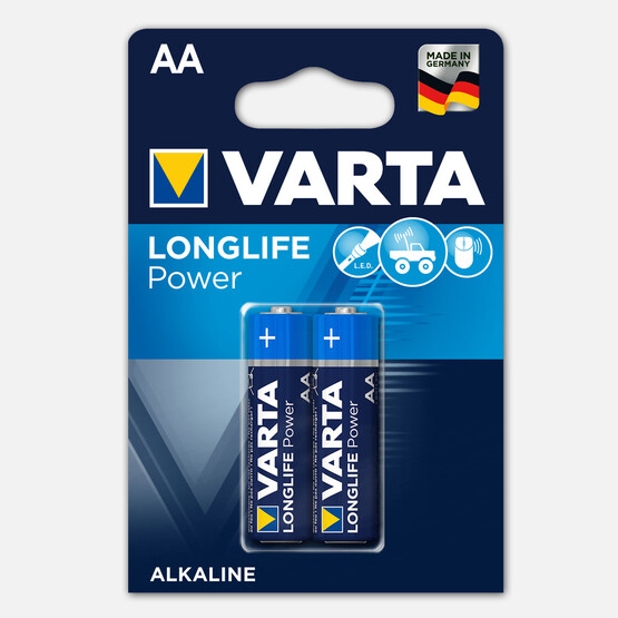 Varta Longlife Power 2 AA Alkalin Pil 