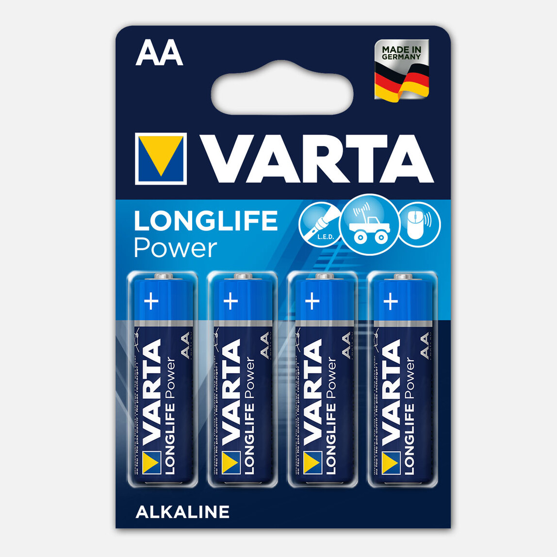    Varta Longlife Power  4 AA Alkalin Pil  