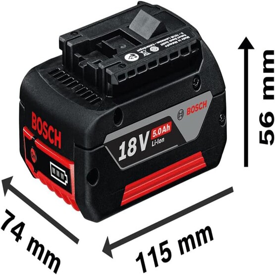 Bosch Profesyonel GAL1880 CV 18V 2x5,0 Ah. Akü ve Şarj Cihazı Seti