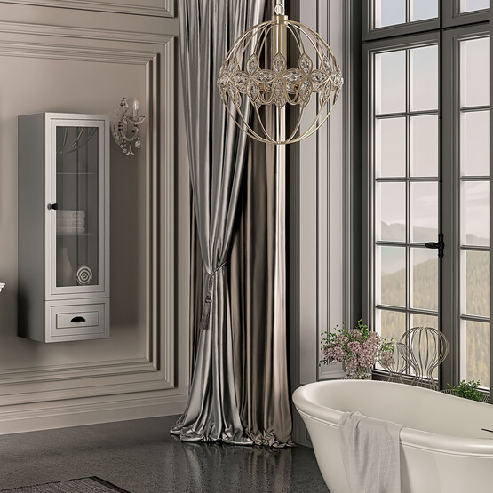 Gold Banyo Bianca 39.5 cm Banyo Boy Dolabı Beyaz