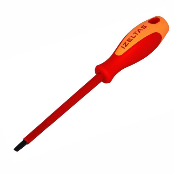 İzeltaş İzoleli Düz Tornavida-1000V 5,5X125         