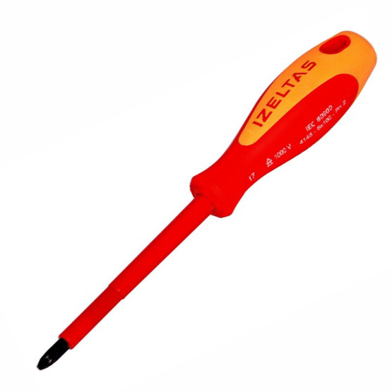 İzeltaş İzoleli Yıldız Tornavida-1000V 4,5X80     