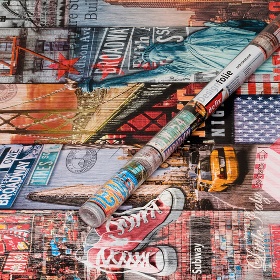 D-C Fix 45x200 cm Yapışkanlı Folyo Çok Renkli