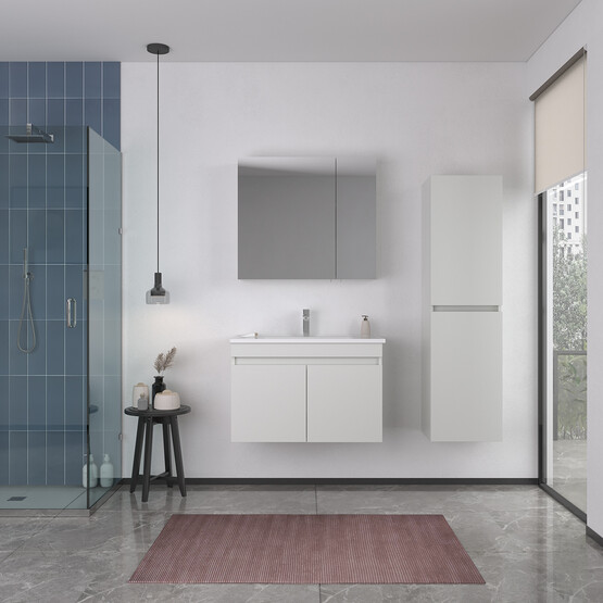 Bonitobagno Capri 80 cm Banyo Dolabı Alt Modül Beyaz