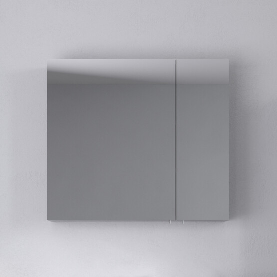 Bonitobagno Capri Aynalı 75 cm Banyo Dolabı Üst Modül Beyaz