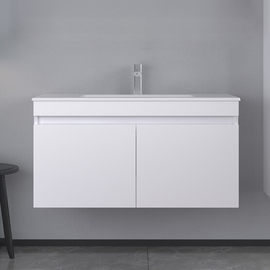 Bonitobagno Capri 100 cm Banyo Dolabı Alt Modül Beyaz