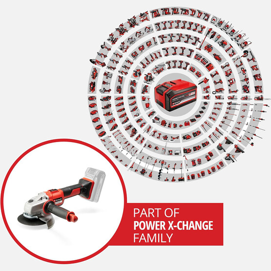 Einhell Axxio-Solo 125mm Kömürsüz Avuç Taşlama (Akü ve Şarj Cihazı Dahil Değildir.)