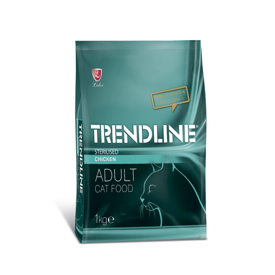 Trendline Tavuklu Kısırlaştırılmış Kuru Kedi Maması 1kg 