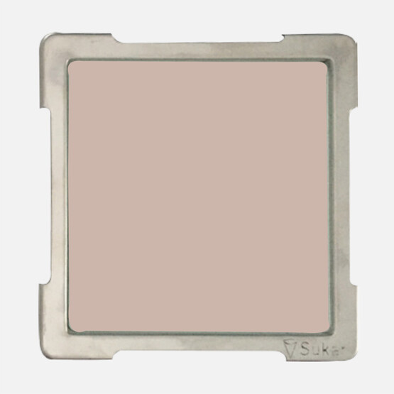 Sukar 10X10cm Vizon Cam Izgaralı 