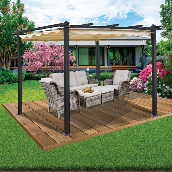 Sunfun Çardak Gazebo Bej 