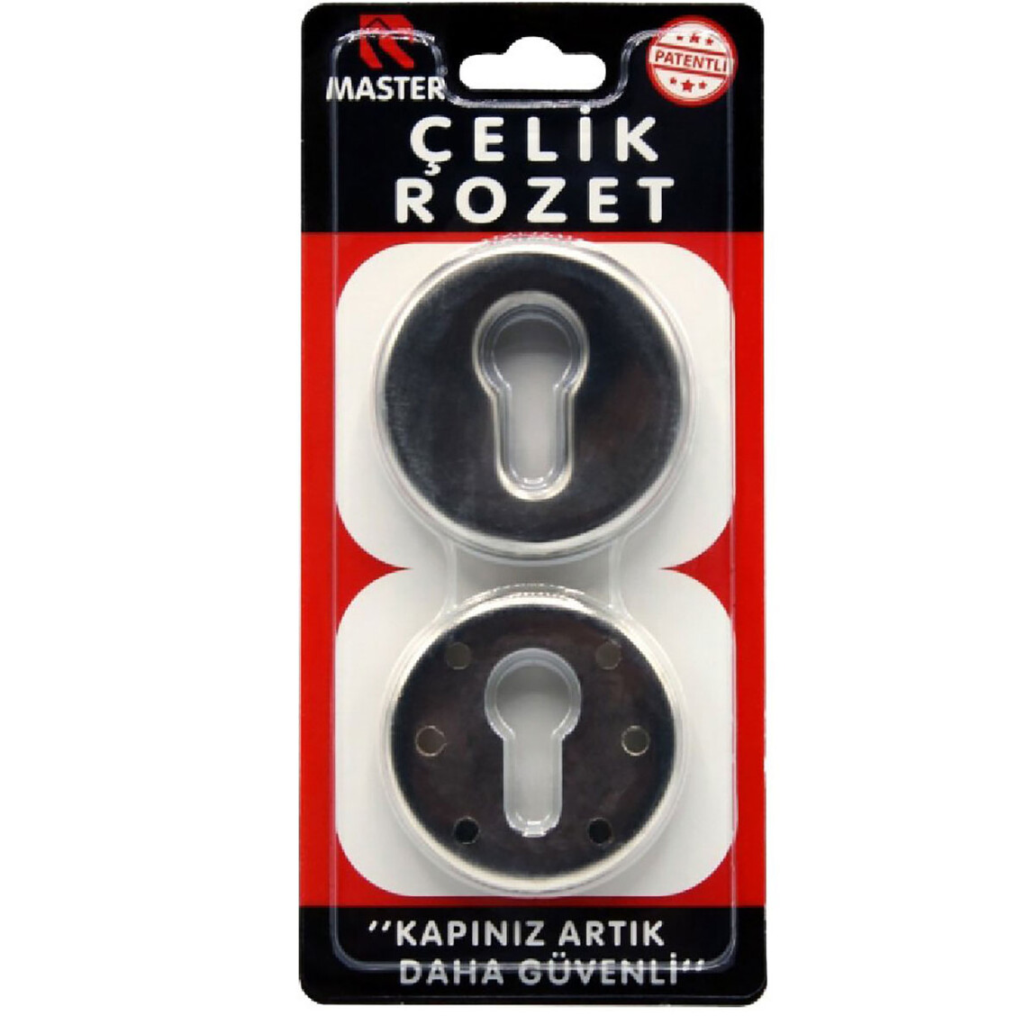    Adilon Çelik Kapı Rozeti Saten   