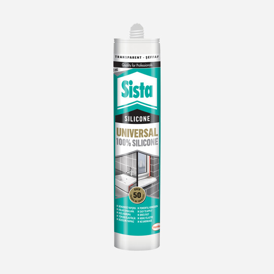 Sista Universal %100 Silikon Şeffaf 280 ml