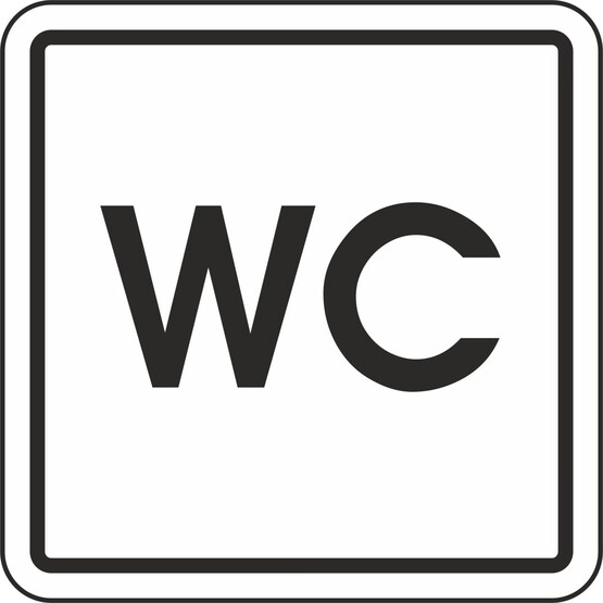 Extra Fix Uyarı Levhası Pvc WC 