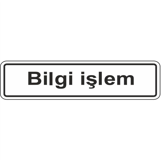 Extra Fix 7x34 cm Pvc Bilgi İşlem  