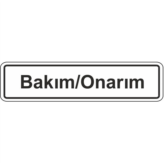 Extra Fix Uyarı Levhası Pvc Bakım-Onarım  