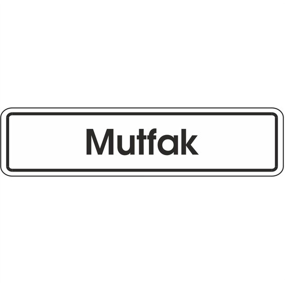 Extra Fix Uyarı Levhası Pvc Mutfak  