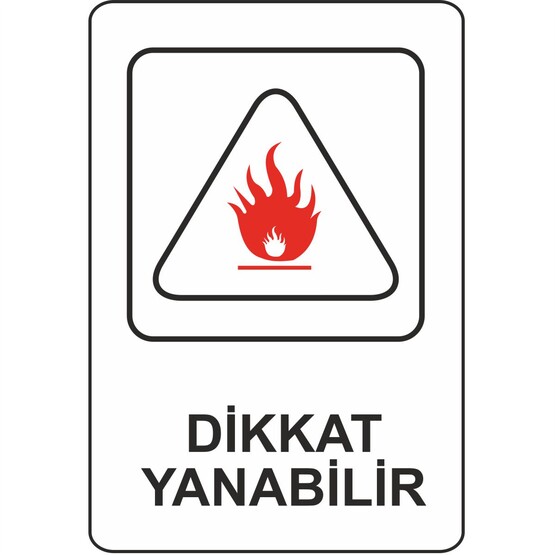 Extra Fix 16x24 cm Pvc Dikkat Yanabilir  