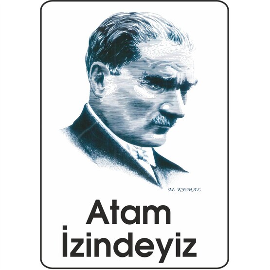 Extra Fix 16x24 cm Pvc Atam İzindeyiz  