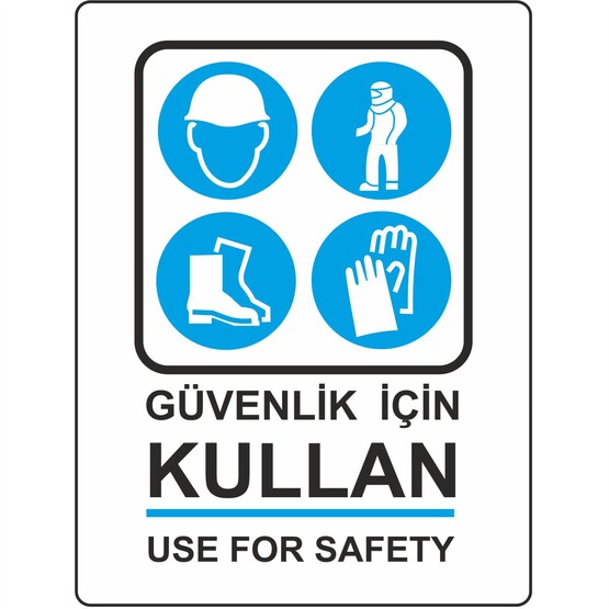Extra Fix Uyarı Levhası Pvc Güvenlik İçin Kullan  