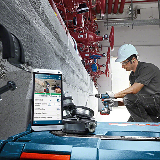 Bosch Profesyonel GSB 18V-60 C Akülü Li-ion Darbeli Akülü Vidalama -Solo (Akü ve Şarj Cihazı Dahil Değildir.)