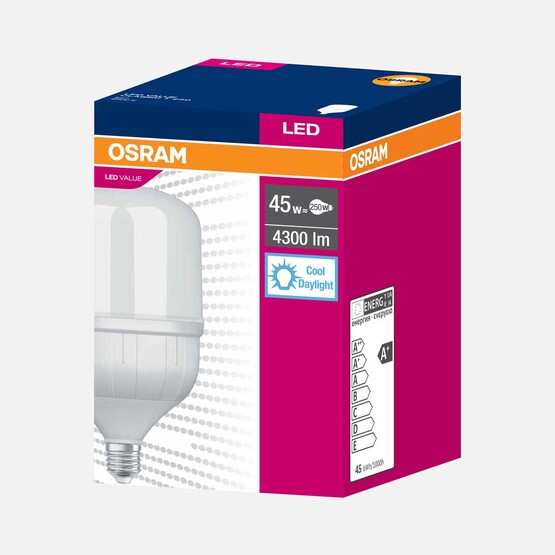 Osram Value Jumbo 45 W Beyaz Klasik E27 Duy Led Ampul  