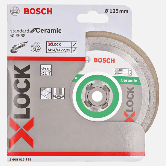 Bosch X-LOCK Standard for Ceramic Elmas Kesici Disk 125 mm 