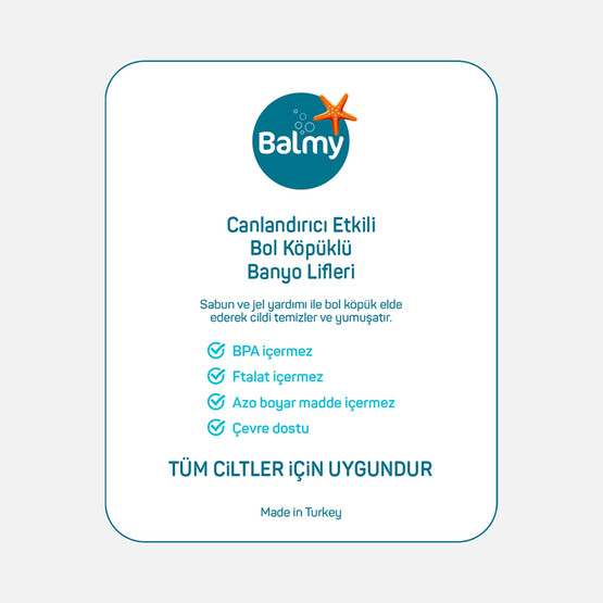 Balmy Süngerli Banyo Lifi L