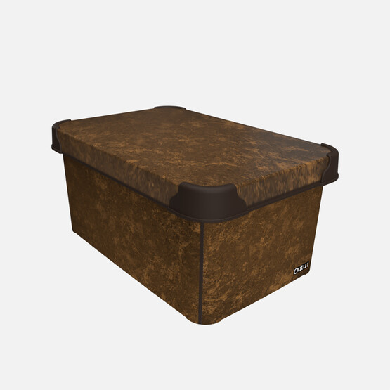 Qutu Style Box Nubuk Kahverengi 5 Litre 