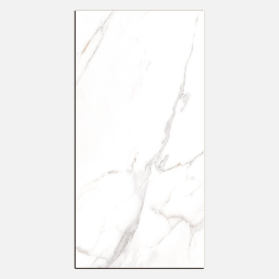 Duratiles Statuario Sırlı Granit Karo Beyaz 40 x 120 cm 1,44 m2